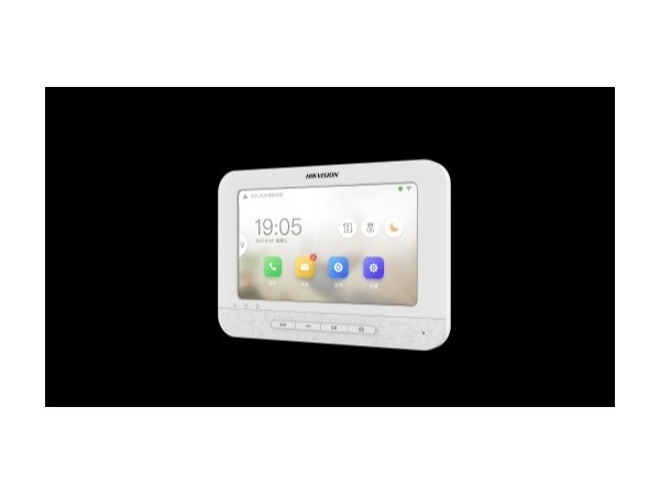 海康威視DS-KHJ601  7寸觸摸屏室內機 海康觸摸屏室內對講機 觸摸屏室內對講機