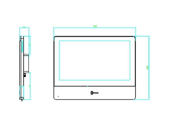 ?？低旸S-KHJ802可視對講全數字室內機 ?？低暱梢晫χv