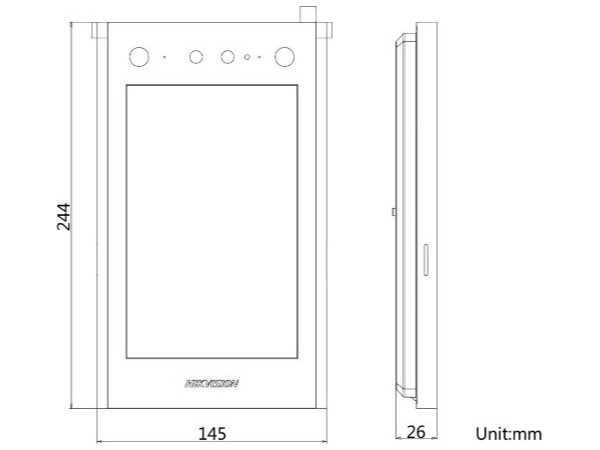 海康威視DS-KDJ802(國內標配) 海康可視對講機