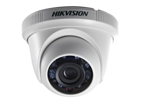 海康威視DS-2CE55A2P-IR紅外10米定焦金屬半球模擬攝像機 海康攝像頭 家用攝像頭