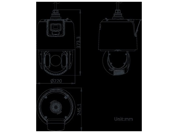 海康威視iDS-2DC7C144MW-D7寸400萬臻全彩全景槍球 海康攝像頭 家用攝像頭 對講攝像頭