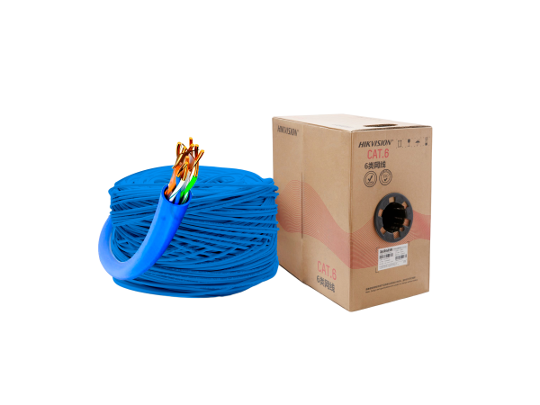 海康威視非屏蔽六類網線，0.515mm芯線導體（灰色）