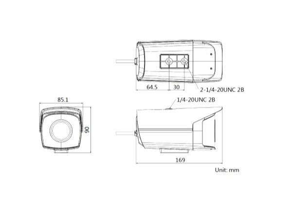 海康威視DS-2CD3T86WD-PW(B)星光級800萬高空拋物攝像機 海康攝像頭 家用攝像頭