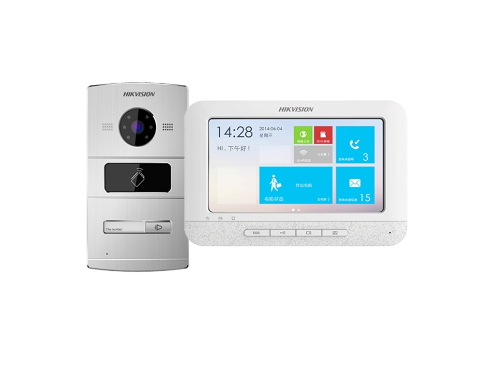 海康威視 DS-KIS601 別墅可視對講套裝 海康威視 DS-KIS601 別墅可視對講套裝