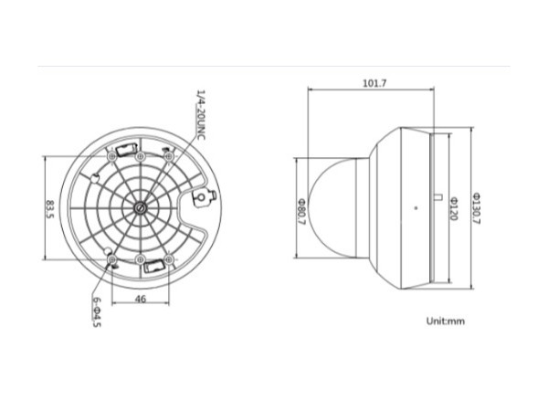 海康威視DS-2DC2D40IW-DE3(C0) 2.5寸4百萬紅外PoE迷你PTZ 海康攝像頭 家用攝像頭